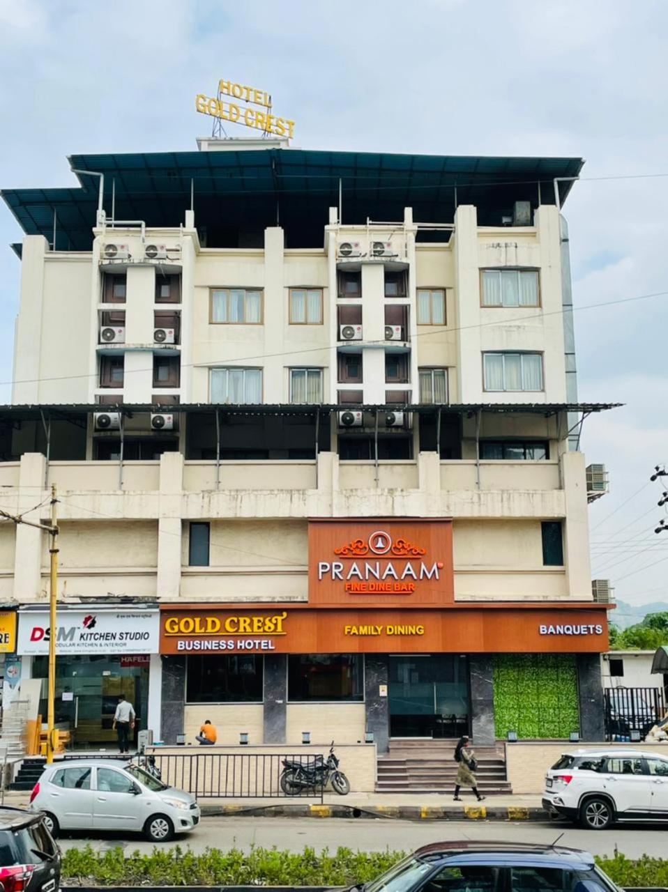 Gold Crest Business Hotel Nova Bombaim Exterior foto